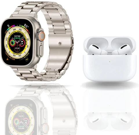 I20 Ultra Smartwatch with AirPods – Fitness Tracker & Bluetooth Calling