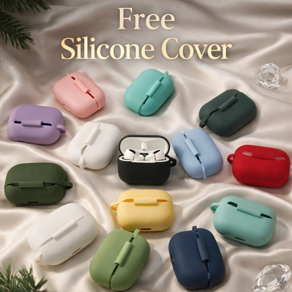 AirPods Pro 2 – Made in California USA | Super Quality Buzzer Edition With Free Silicone Cover