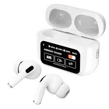 A9 Pro Touch Screen ANC Noise Cancelling Earbuds