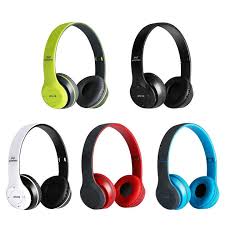 P47 Wireless Bluetooth Headphones – Foldable Stereo Headset with Mic