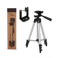 3120 Tripod Stand – Camera & Mobile Holder (Black)