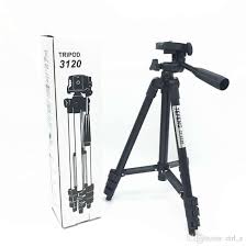 3120 Tripod Stand – Camera & Mobile Holder (Black)